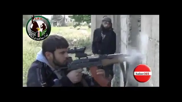 تک تیرانداز سوری و تک تیرانداز وهابی (دهنشو سرویس کرد) کاشت ریش