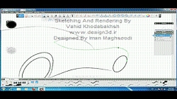 راندو از اتومبیل در نرم افزار Autodesk SketchBook