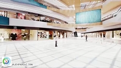 معماری داخلی مرکز خرید در واقعیت مجازی