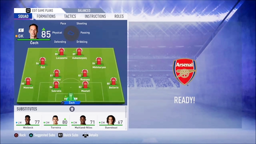 FIFA 19 Arsenal review - Best formation, Best tactics and instructions