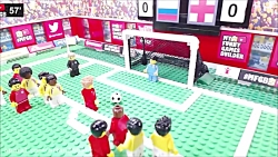 کارتون لگو ها فوتبال انگلیس و...