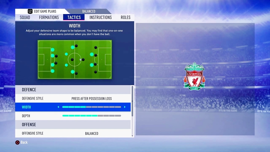 FIFA 19 Custom Tactics:FC Liverpool Kloop 4-3-3 HD