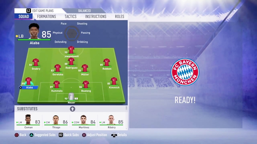 FIFA 19 Bayern Munich review - Best formation, Best tactics and instructions
