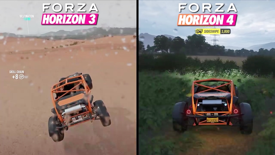 Forza Horizon 4 vs Forza Horizon 3 | Direct Comparison