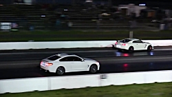 تصادف نیسان GT R در مسابقه درگ