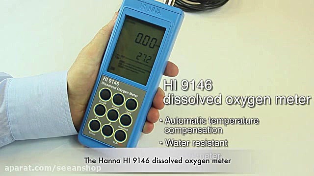 معرفی اکسیژن متر پرتابل HANNA HI9146 زمان107ثانیه