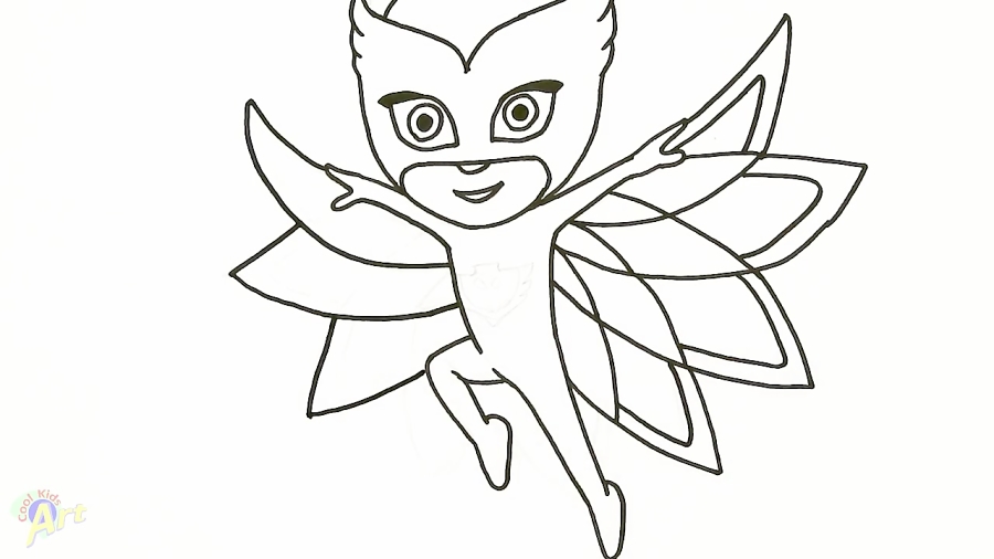 View Pj Masks Drawing Easy PNG