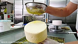 شیرینی شاهنگ  نمونه کیک زرد