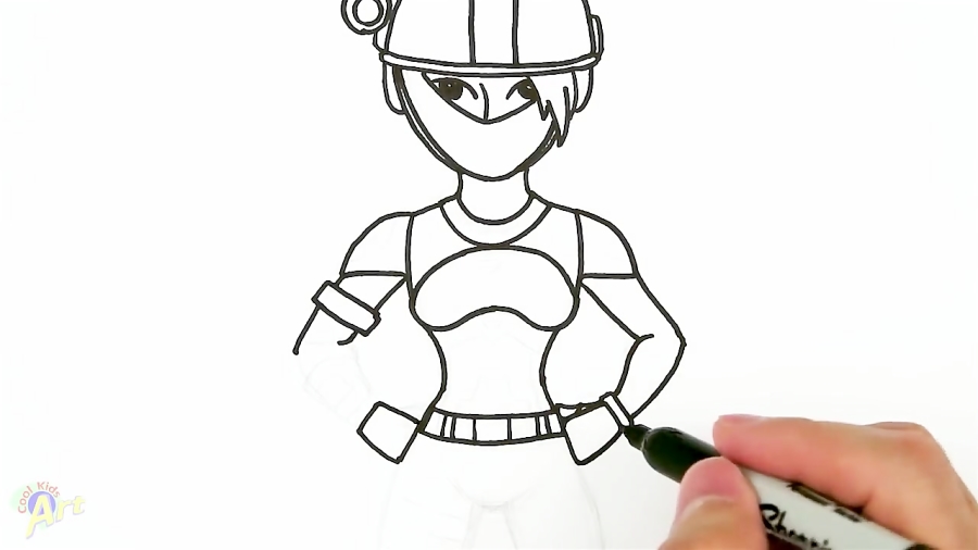 How To Draw The Elite Agent Fortnite