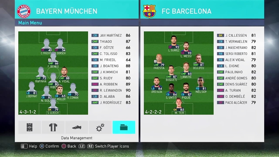 - Bayern Munich - Best Formation