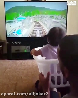 پدر و دختر به این باحالی دیده...