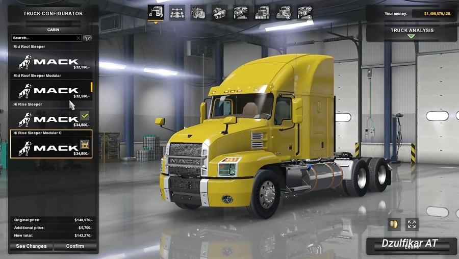 تست مد : ماک Anthem 2018 برای بازی American Truck Simulator