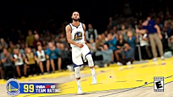 NBA 2K19 - Warriors Team Rating (گلدن استیت)  #استفن کری #کوین دورنت