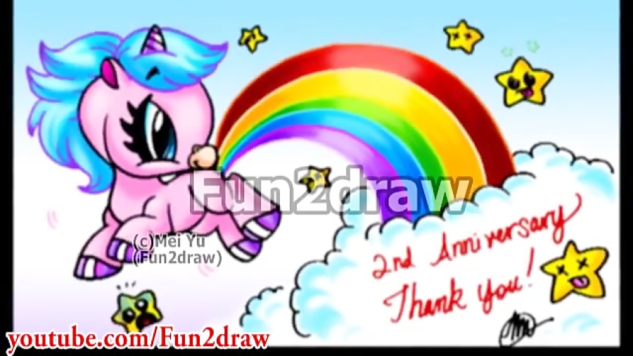 fun2draw unicorn