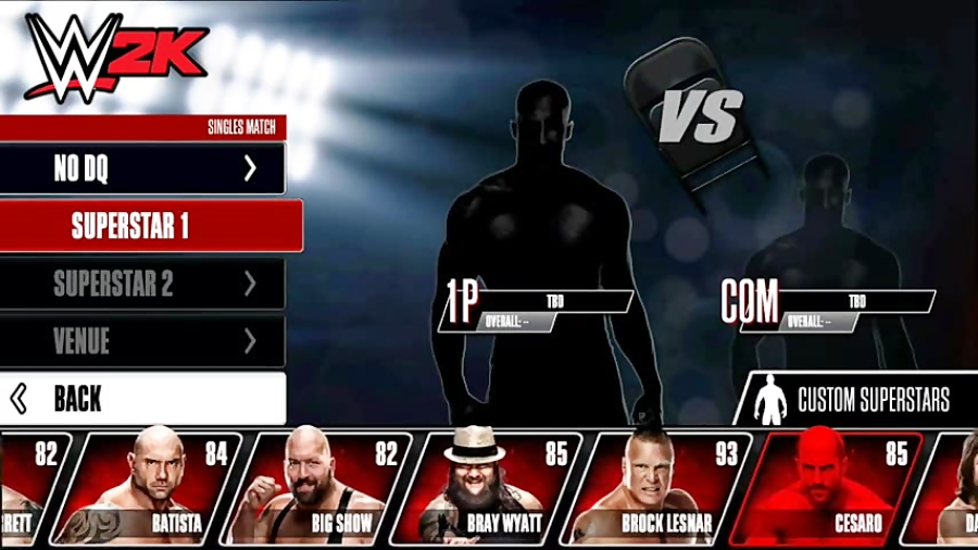 گیم پلی WWE2K بیگ شو VS دین امبروز