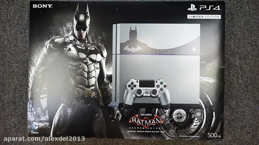 PlayStation 4 Limited Edition Batman بازگشایی جعبه بتمن