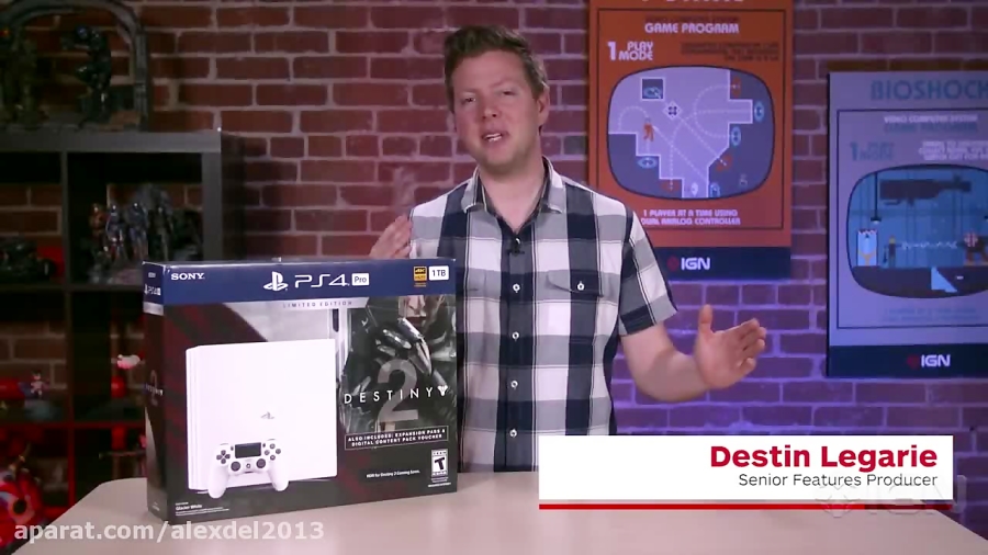 Destiny 2 - PS4 Pro Limited Edition Unboxing جعبه گشایی