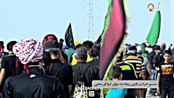 شور و شوق زائرین حسینی به سمت...