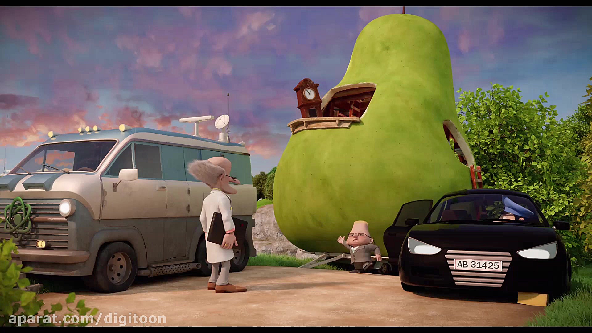 گلابی بزرگ - 2017 - دوبله فارسی - The Giant Pear زمان129ثانیه
