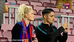 هواداران بارسلونا در نیوکمپ