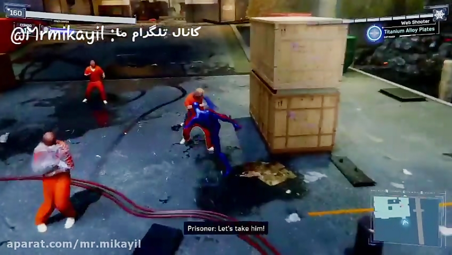 گیم پلی بازی spiderman