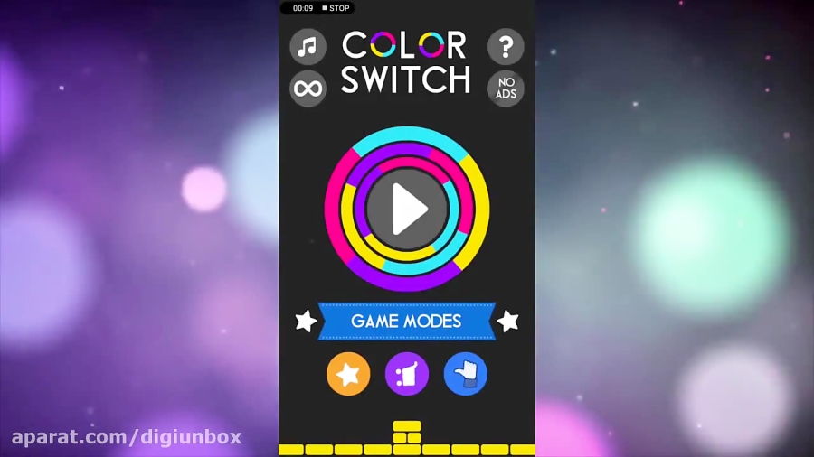 معرفی بازی Color Switch