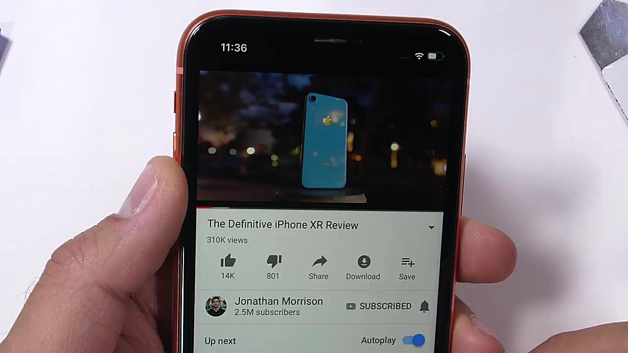 تست مقاومت آیفون XR موزیک