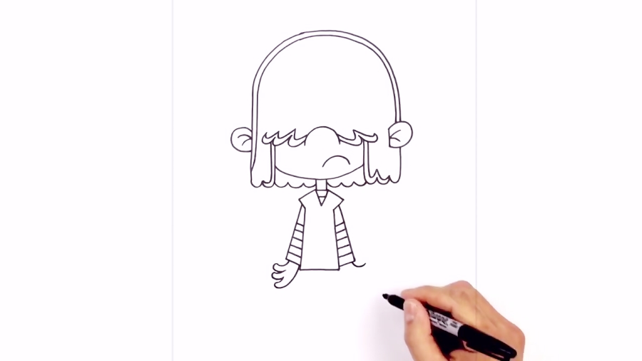 How To Draw Lucy Loud The Loud House 0912