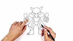 alakazam (pokemon) drawn by simone_mandl