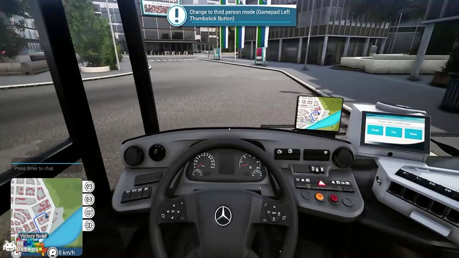 گیم پلی بازی Bus Simulator 18 | آل گیم