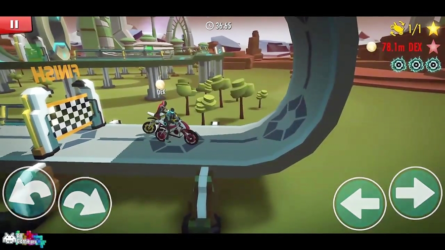 گیم پلی بازی Gravity Rider | آل گیم