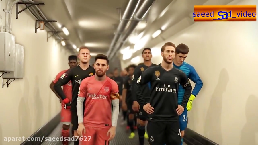 pes 2019 bacelona vs real madrid