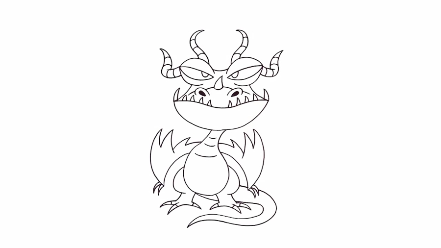 How to Draw Hookfang How to Train Your Dragon (Drawing Tutorial)