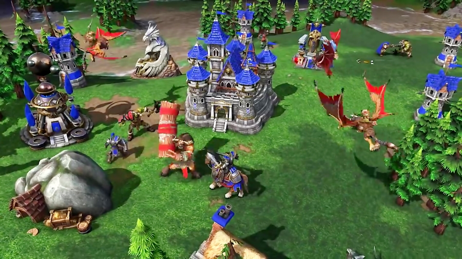 گیم پلی نسخه ریسمتر بازی Warcraft 3 - گیمر