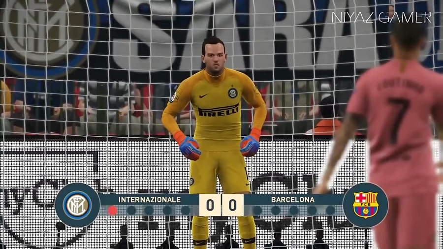 INTER vs FC BARCELONA | Penalty Shootout | PES 2019 Gameplay PC