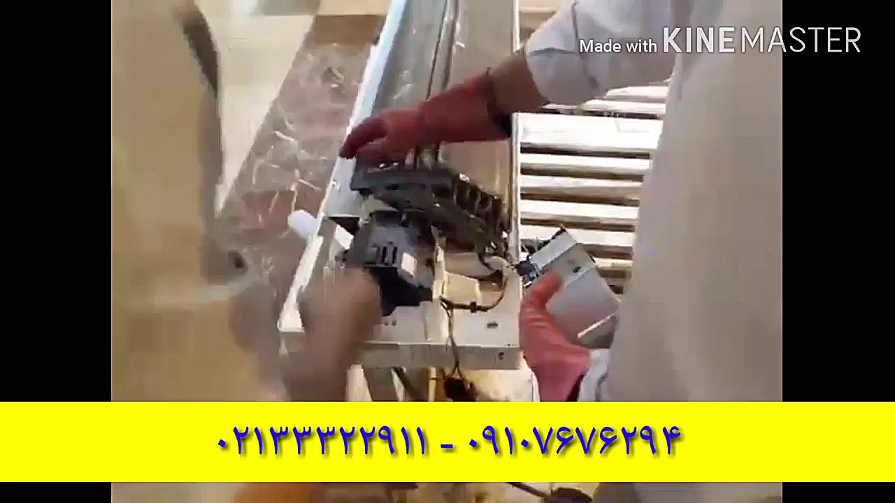 آموزش مونتاژ کردن پنل داخلی کولر گازی بعد از سرویس کربوکسی تراپی