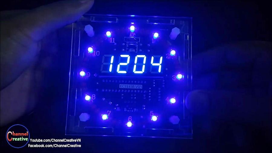 [Tutorial] How To Assembling LED Electronic Clock Circuit Diagram