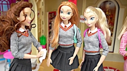 Barbie Rapunzel  Elsa School M...