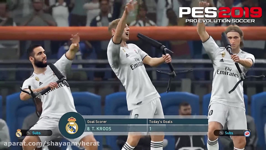 مقایسه ضربات آزاد در Fifa 19 و PES 19