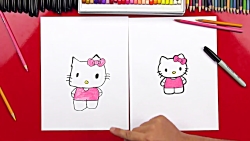 Easy How to Draw Hello Kitty Tutorial Video and Hello Kitty Coloring Page, by JINZZY - OnDemand Interaction with Live Characters