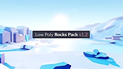 پکیج Low Poly Rocks Pack