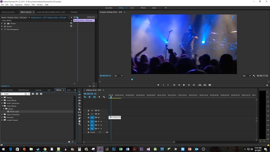 Premiere Pro CC How to Do a Strobe Effect