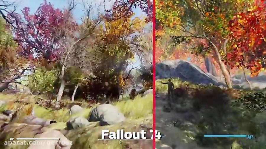 مقایسه fallout 4 با fallout 76