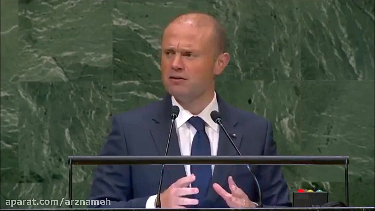 ویدیو , سخنرانی , وزیر , مالت , مجمع , عمومی , سازمان , ملل , متحد , بلاکچین