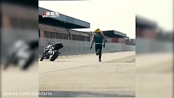 فرار موتور از دست موتورسوار