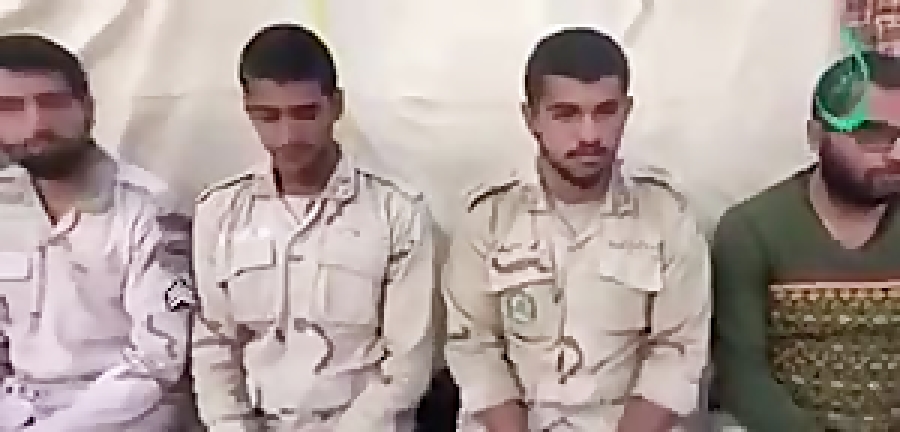گروهک تروریستی جیش العدل کلیپی از مرزبانان ربوده شده منتشر کرد زمان45ثانیه