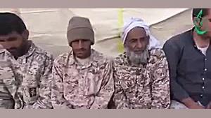 گروهک تروریستی جیش العدل کلیپی از مرزبانان ربوده شده منتشر کرد زمان45ثانیه