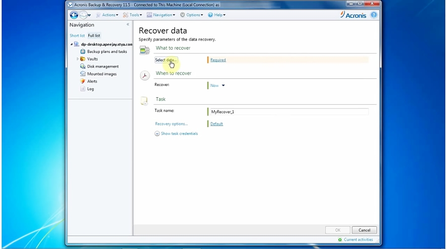 convert acronis true image 2014 to vmware