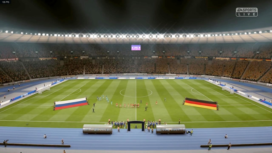 بازی فیفا 19 - تیم فوتبال آلمان و روسیه
