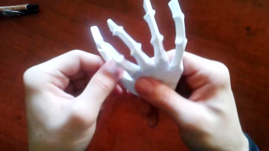 Origami How To Make Spooky Origami Hand Skeleton Jeremy Shafer